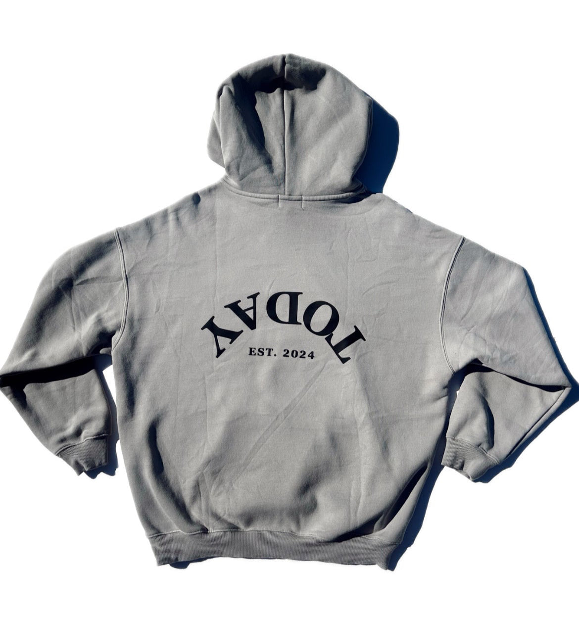 The Everyday Hoodie - Light Grey and Black