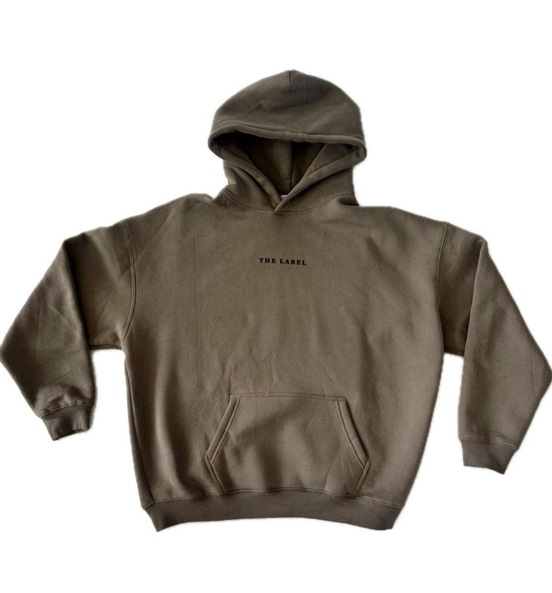 The Everyday Hoodie - Khaki Green and Black