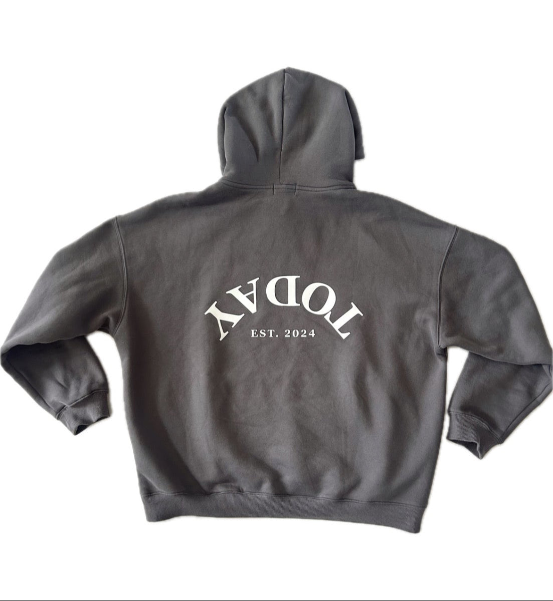 The Everyday Hoodie - Grey and White