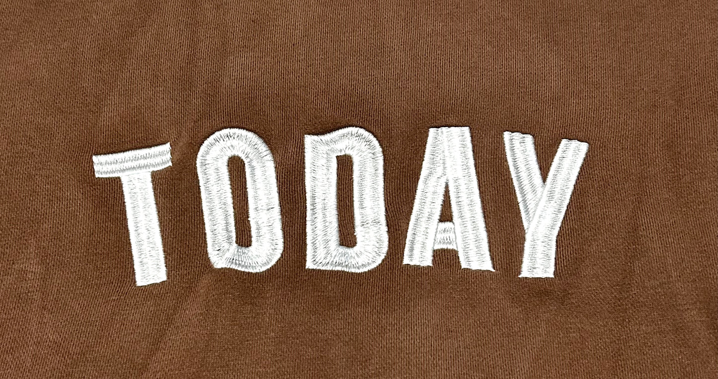 Live Today Crewneck - Brown