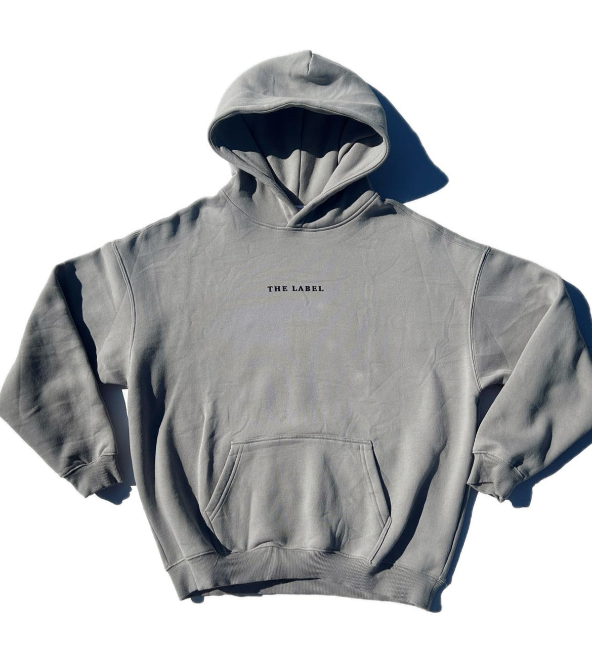 The Everyday Hoodie - Light Grey and Black