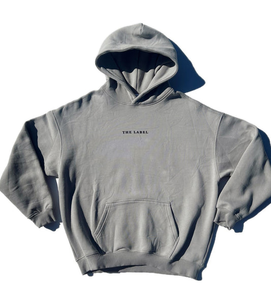 The Everyday Hoodie - Light Grey and Black