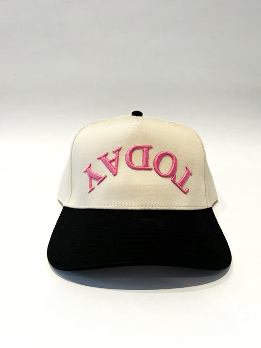 The Original Today Hat - Black / Off-white / Pink