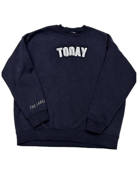 Live Today Crewneck - Navy